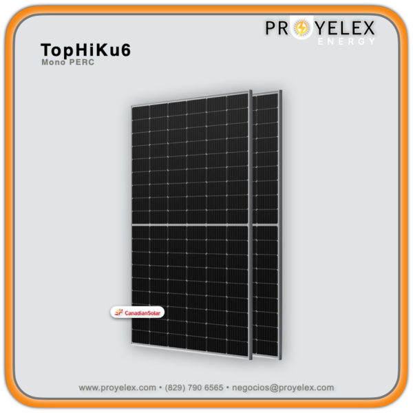 Panel Solar - Canadian Solar TopHiku6 01