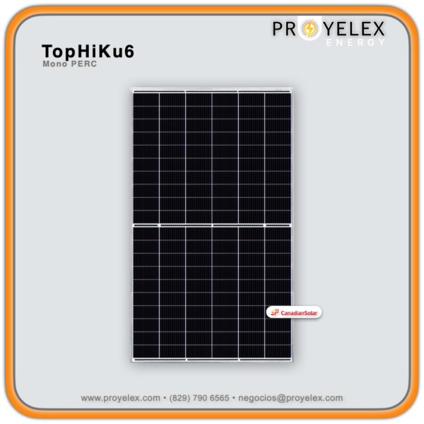 Panel Solar - Canadian Solar TopHiku6 02